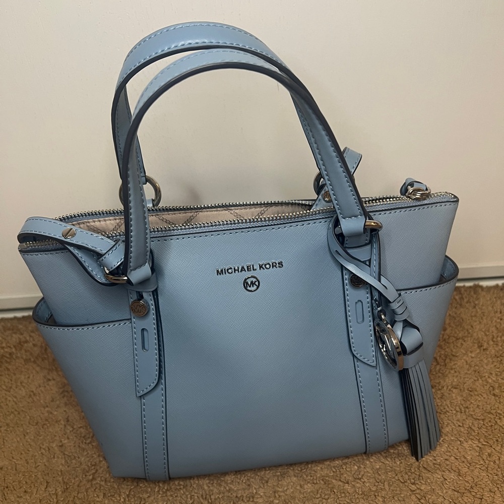 Michael Kors Light Blue Sullivan Tote